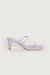 Thin strap heeled sandal in lilac — main image