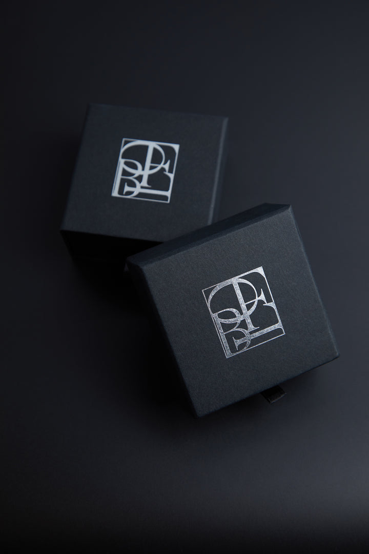 925 SILVER - 16K GOLD EARRING AND NECKLACE GIFT SET in Silver — alternate angle