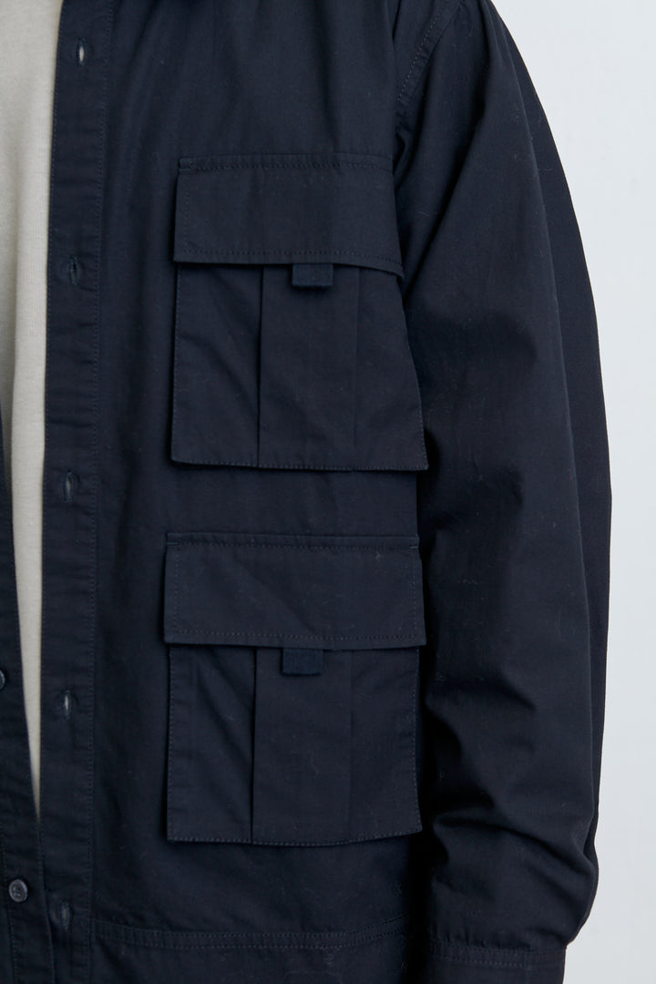 CARGO SHIRT in Black — alternate angle