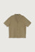 Linen button up shirt in taupe — main image