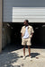 Classic fit short in beige — main image