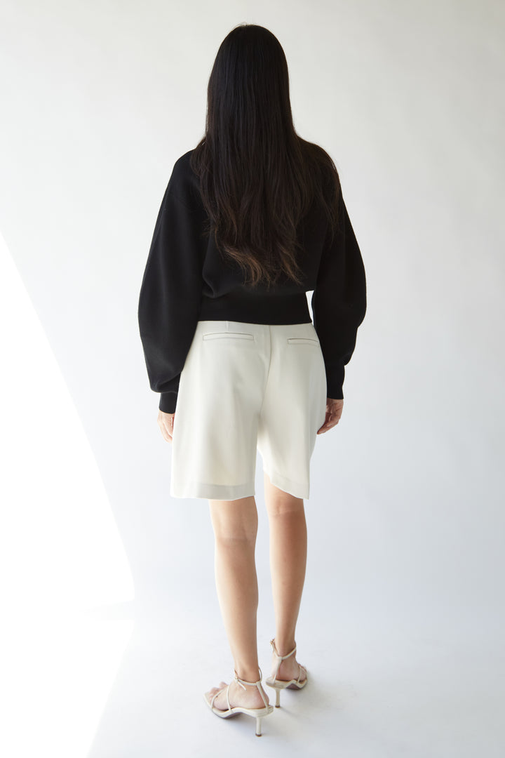 SUITING SHORT in Seashell — alternate angle