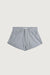 Cotton short with cuff detail in blue — main image
