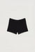 Cotton blend lace shorts in black — main image