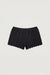 Crochet knit short with cut-out detail in black — main image
