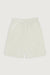 Cotton french terry short in cream — main image
