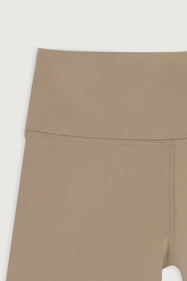 BIKER SHORT in Taupe — alternate angle