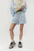 Windbreaker short in baby blue — main image