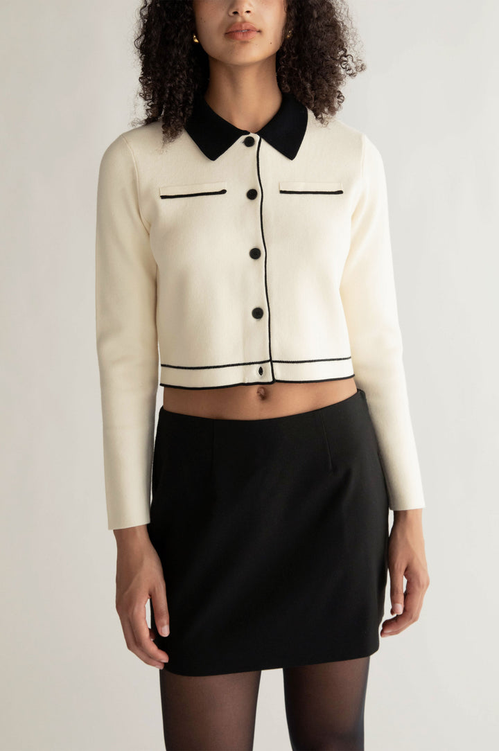 MINI SKIRT in Black — alternate angle