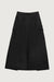 Cargo midi skirt in black — main image