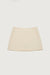 Linen blend mini skirt in linen — main image