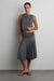 2-way ruched waist midi skirt in thunderstorm — main image