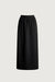 Jersey skirt with pintuck detail in black — main image
