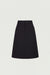 Midi suiting skirt in black — main image
