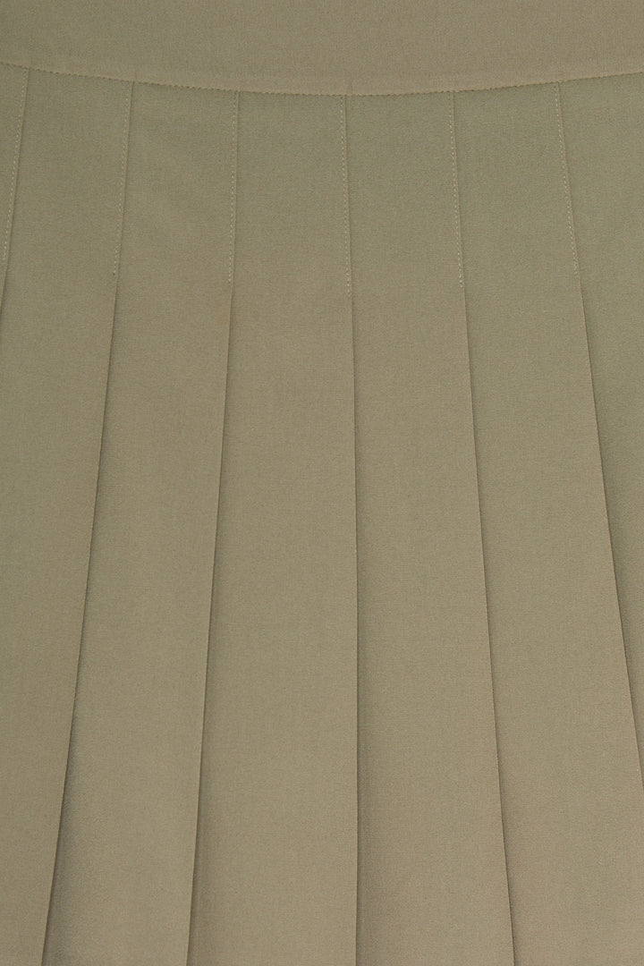 TENNIS SKIRT in Dusky Green — alternate angle