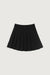 Pleated tennis skirt in black — main image