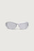 Sporty sunglasses in silver — main image