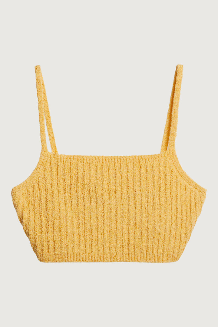 KNIT BRALETTE in Melon — alternate angle
