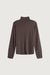 100% cashmere turtleneck sweater in turkish coffee — main image