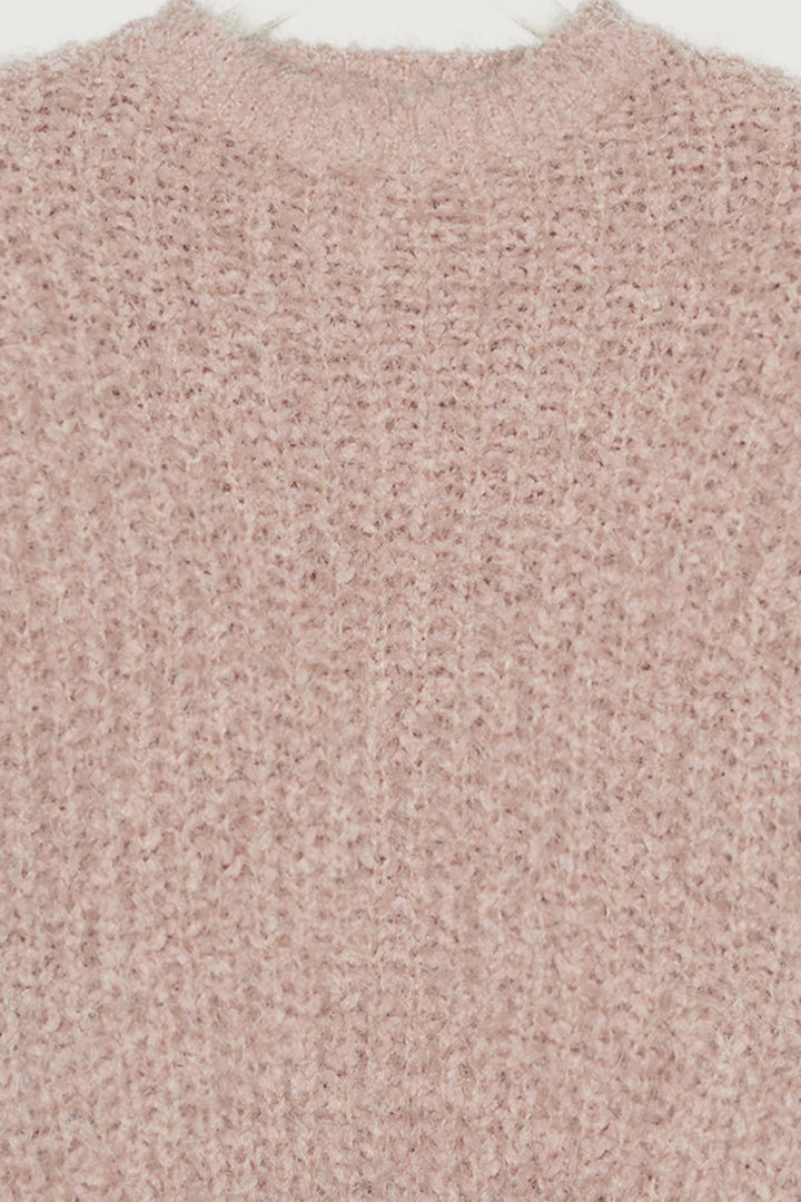 FUZZY SWEATER in Pink — alternate angle