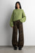 Oversized crewneck sweater in iguana — main image