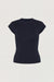 Knit mockneck top in sky captain — main image