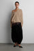 V-neck sweater in soft mocha — main image