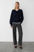 V-neck sweater in sky captain — image