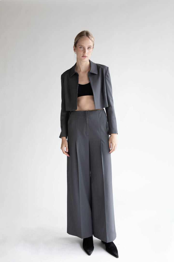 KNIT BRALETTE in Black — alternate angle