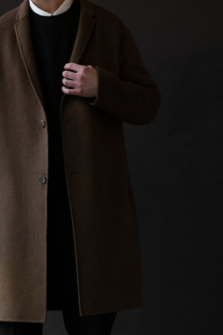 KNIT CREWNECK TOP in Black — alternate angle