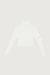 Cutout turtleneck top in white — main image