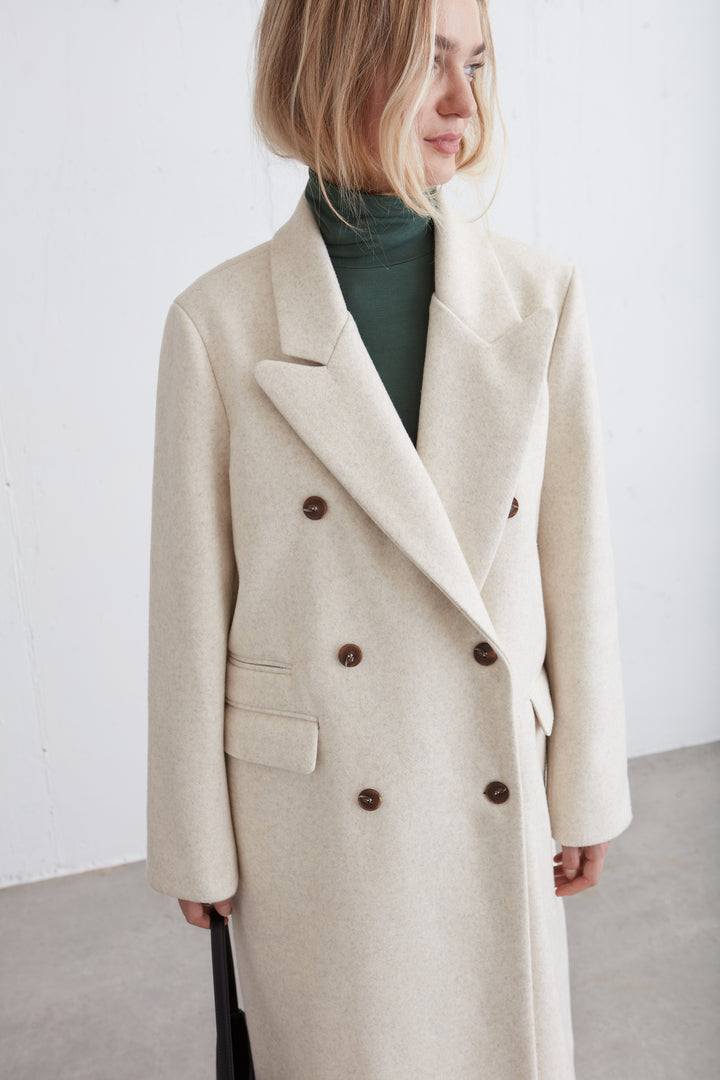 TURTLENECK KNIT TOP in Jungle Green — alternate angle