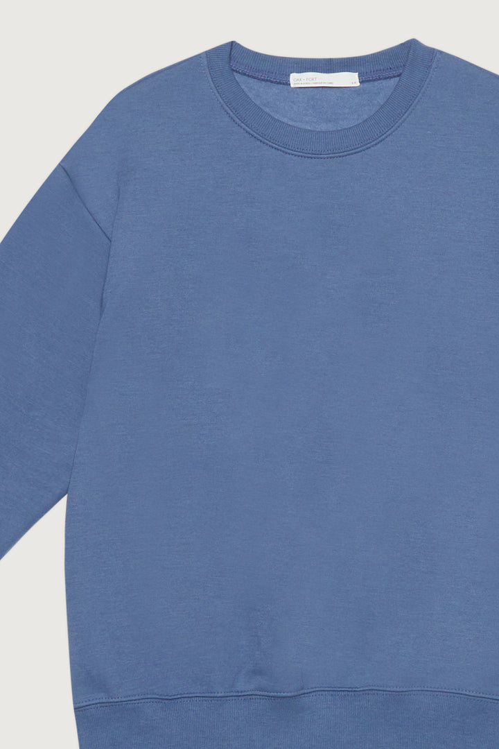 CREWNECK SWEATSHIRT in Blue — alternate angle
