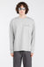 Crewneck sweatshirt with cargo pocket in limestone — main image
