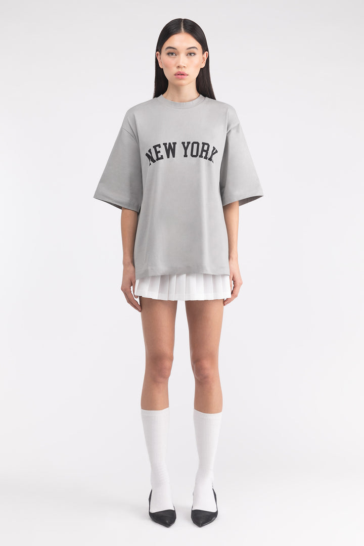 NEW YORK GRAPHIC T-SHIRT in Limestone — alternate angle