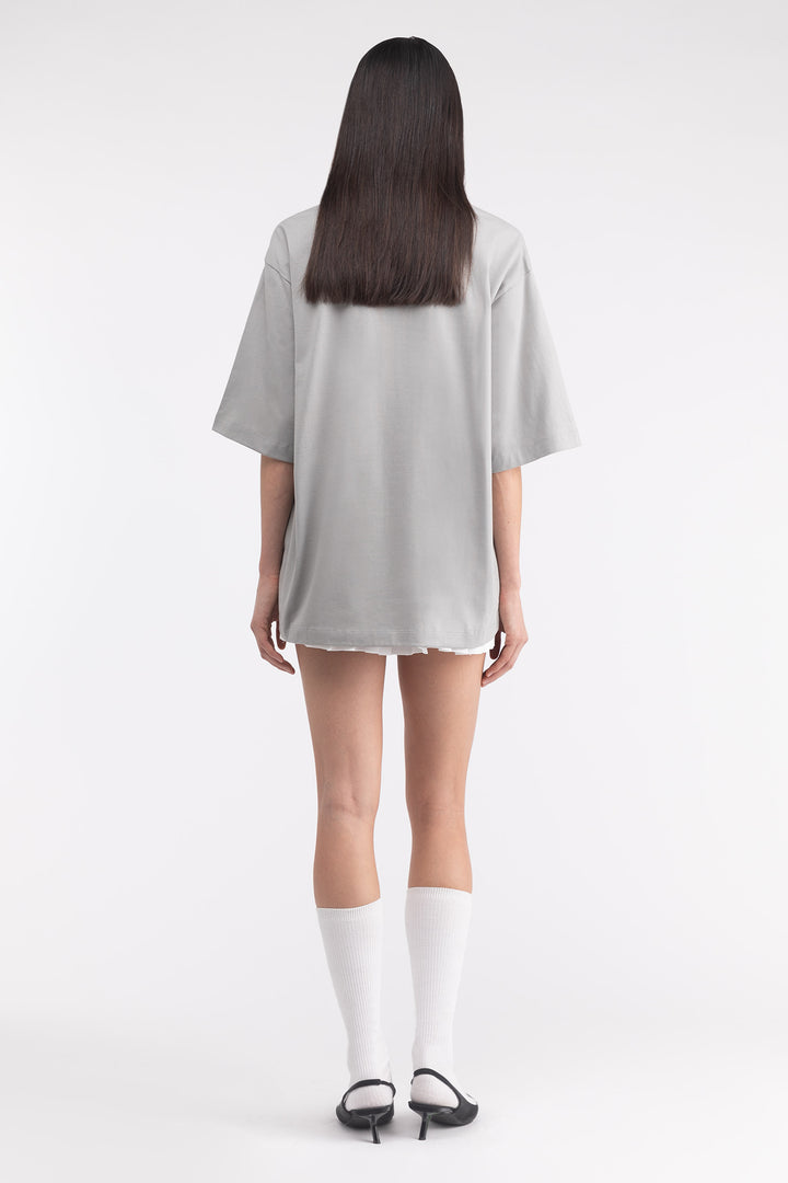 NEW YORK GRAPHIC T-SHIRT in Limestone — alternate angle