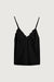 Lace tank top in black — main image