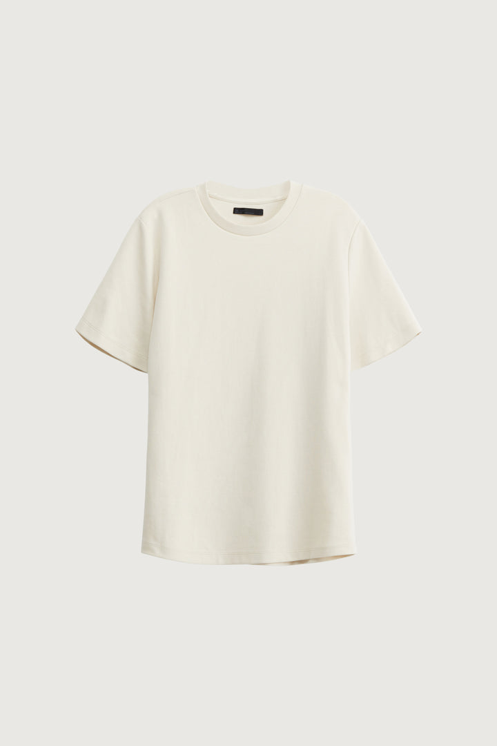 HEAVYWEIGHT CREWNECK T-SHIRT in Birch — alternate angle