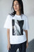 Graphic print t-shirt in white — main image