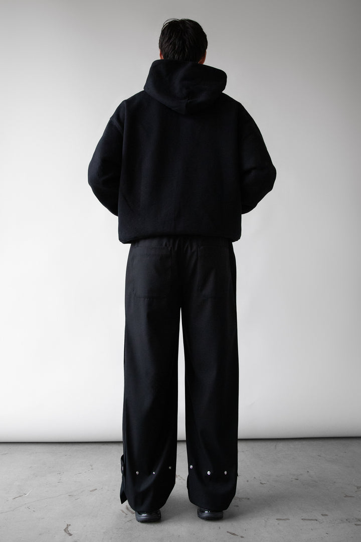 GRAPHIC HOODIE in Black — alternate angle