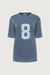 Graphic t-shirt in gd pageant blue number — main image