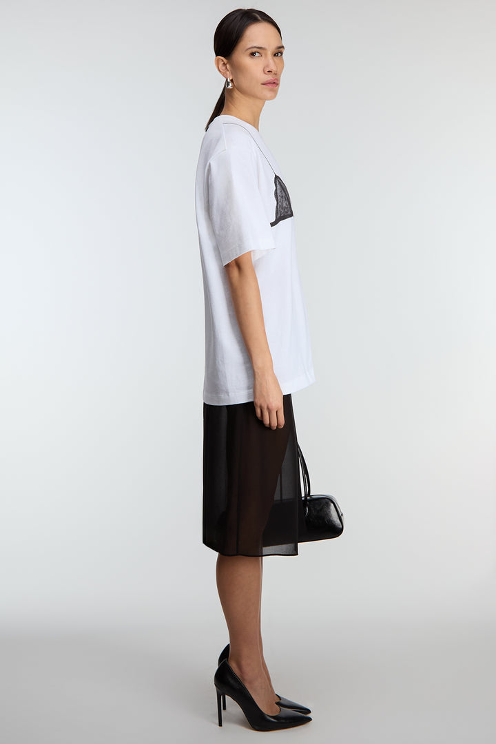 GRAPHIC T-SHIRT in White Graphic — alternate angle