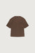 Heavy cotton front pocket t-shirt in espresso coffee — main image