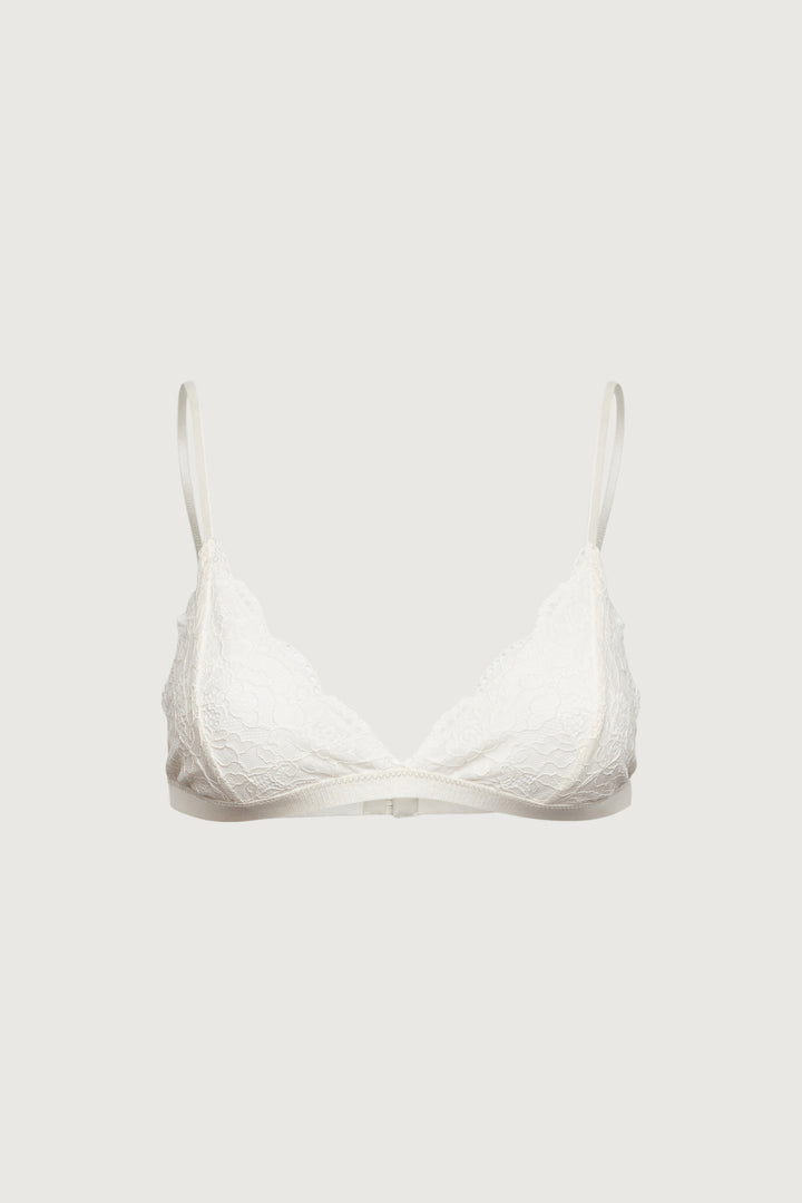 LACE BRALETTE in Cream — alternate angle