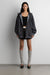 Fleece studio zip-up hoodie in gd grey — main image