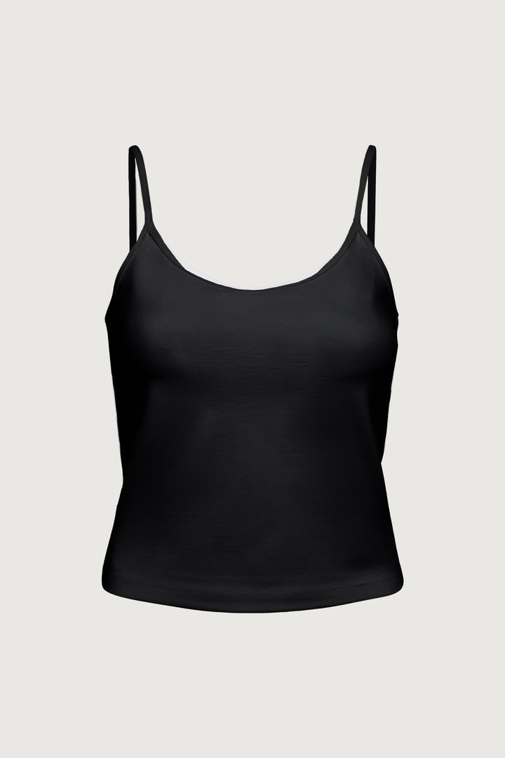 FORM CAMI TANK TOP in Black — alternate angle