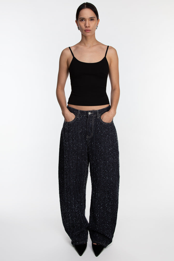 FORM CAMI TANK TOP in Black — alternate angle