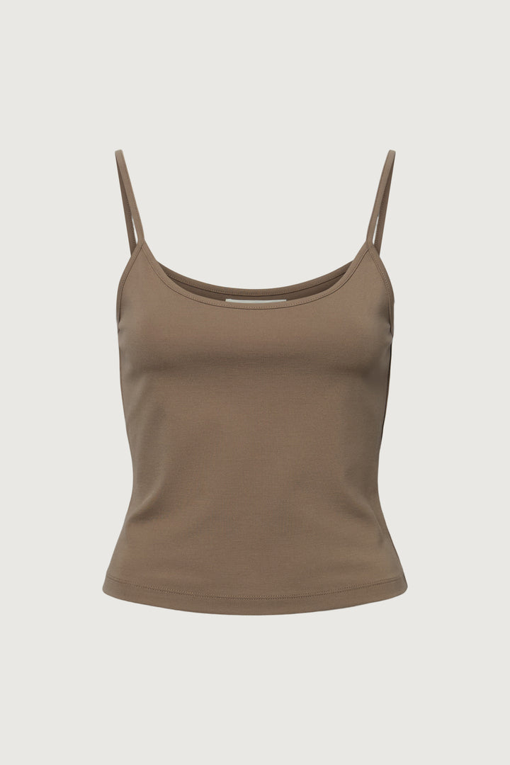 FORM CAMI TANK TOP in Brindle — alternate angle