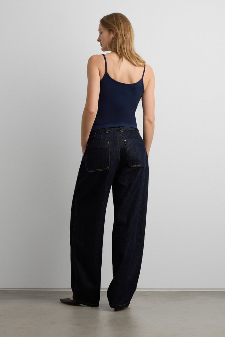 FORM CAMI TANK TOP in Navy Blazer — alternate angle