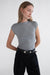 Classic sleeveless knit top in gray — main image